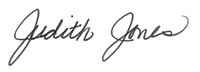 Judith Jones signature