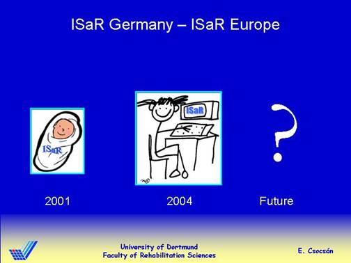 Part 1 - slide ISaR Germany - ISaR Europe