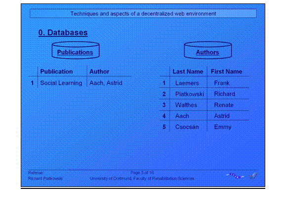 Part 2 - slide 0. Databases (2)